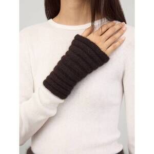 NEW LISA YANG women's zarie arm warmers in dark oak